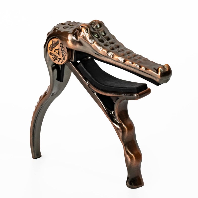 Alice Guitar Capo for Acoustic and Electric Guitars - Alligator Shape Aluminum Alloy Acoustic Guitar Capo with Clamshell Package - Image 1